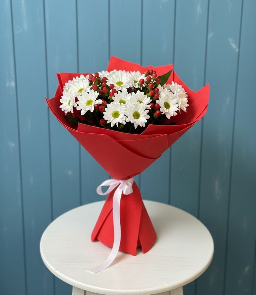 Букет цветов из: Хризантемы в Бужаниново