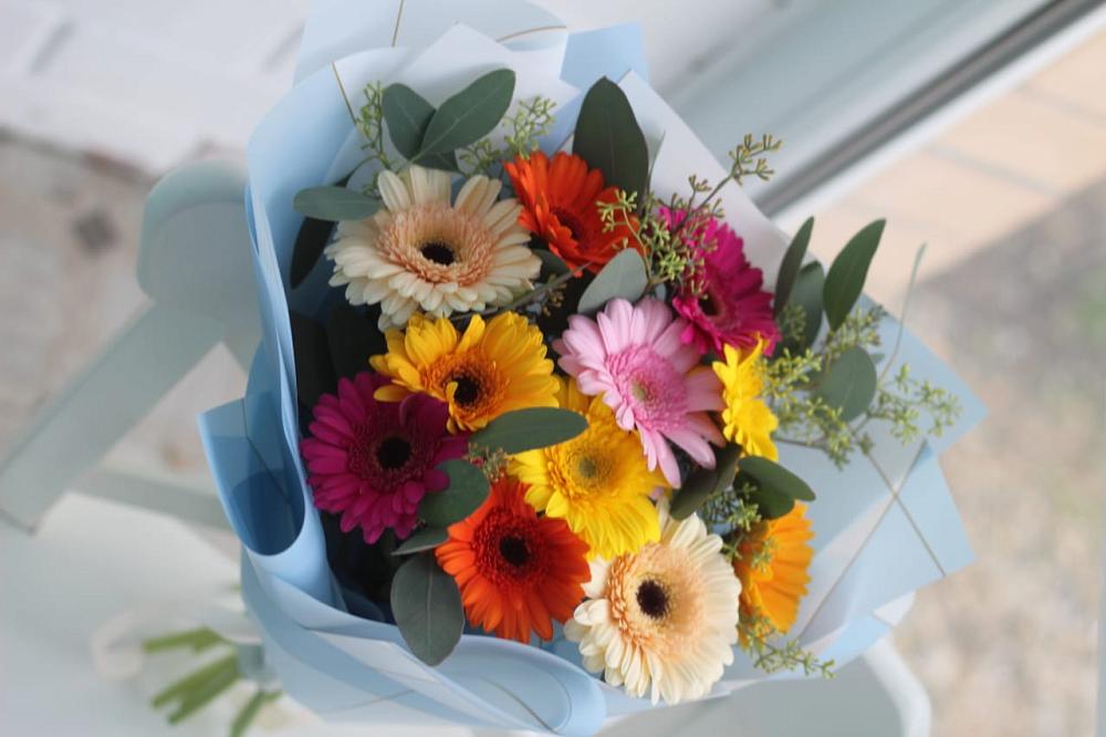 Букет цветов из: Герберы в Бужаниново