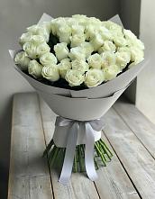 Букет 35 Белых роз в Бужаниново