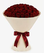 Букет 101 Бордовая роза Блэк Бакарра в Бужаниново