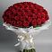 Букет 101 Красная роза Блэк Мэджик в Бужаниново