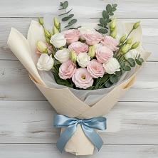 Букет цветов из:  Лизиантусы в Бужаниново