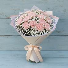 Букет цветов из:  Гвоздики #REPLACE_PRED# Бужаниново