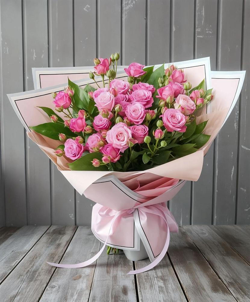 Букет Розовый кустик в Бужаниново