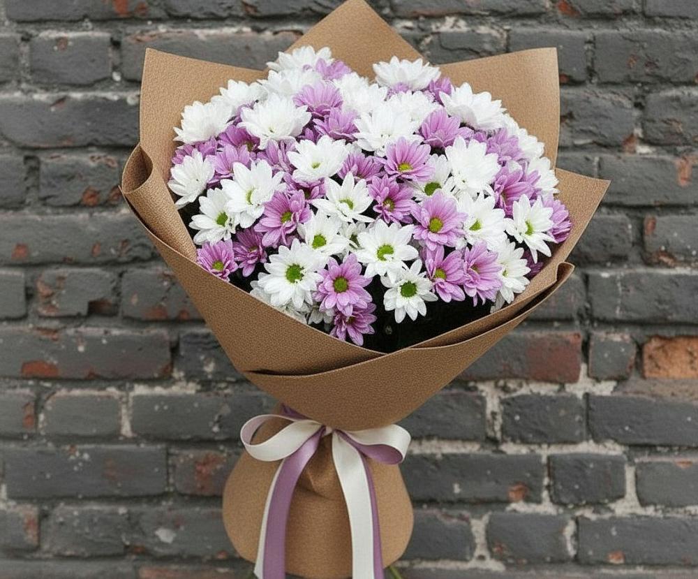 Букет цветов из: Хризантемы в Бужаниново