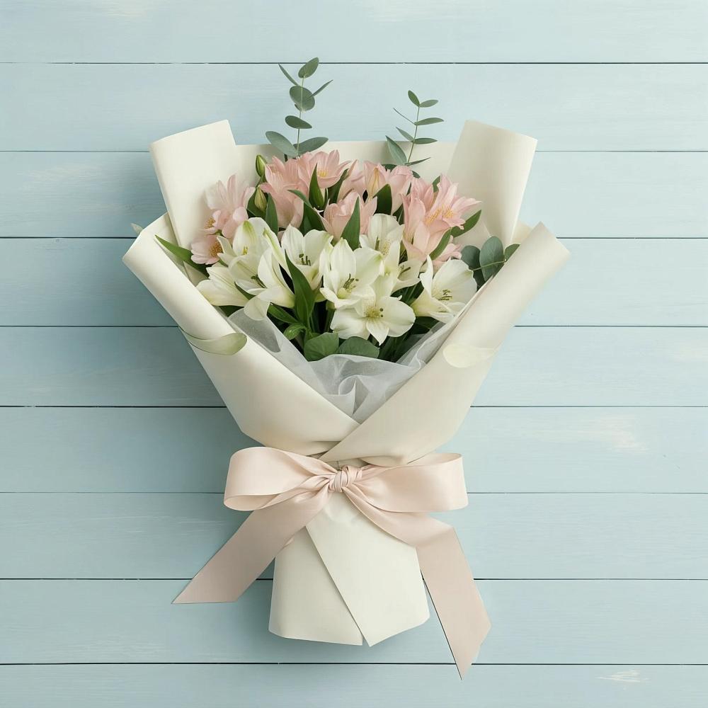 Букет цветов из: Альстромерии в Бужаниново