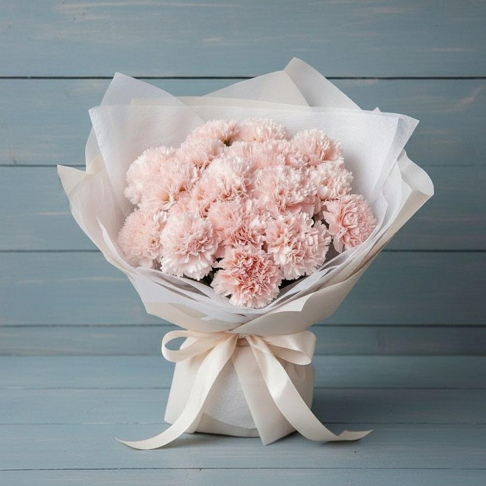 Букет цветов из: Гвоздики в Бужаниново