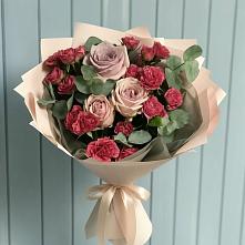 Букет цветов из:  Гвоздики и Розы #REPLACE_PRED# Бужаниново