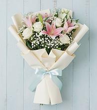 Букет цветов из:  Лилии #REPLACE_PRED# Бужаниново