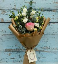 Букет цветов из:  Розы и Лизиантусы #REPLACE_PRED# Бужаниново